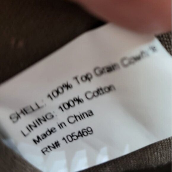 Crest by Olivia Miller Tan Cowhide Studded Embellished Handbag Long Strap Purse - Picture 9 of 9